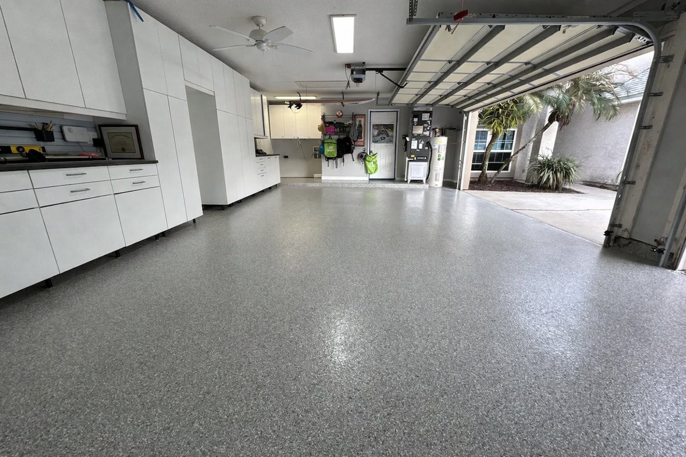 Garage floor concrete